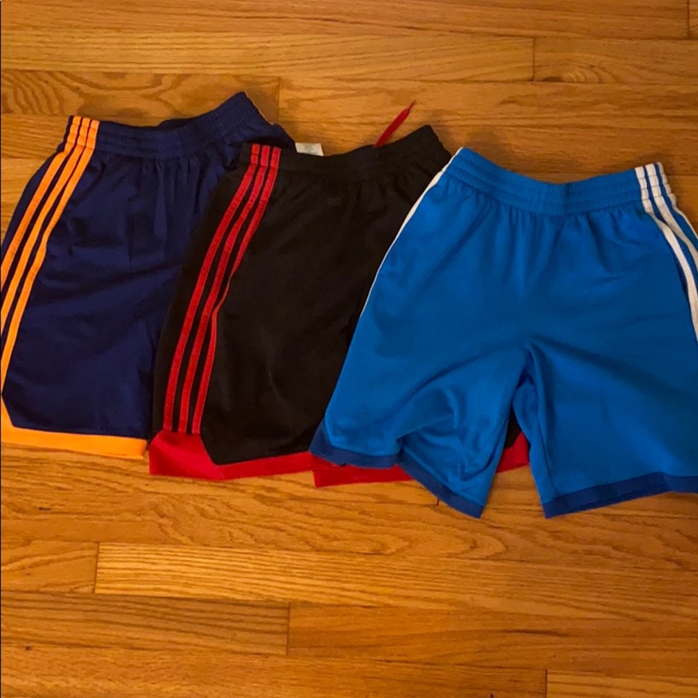 Boys Bundle of Adidas athletic shorts (size S 8)
